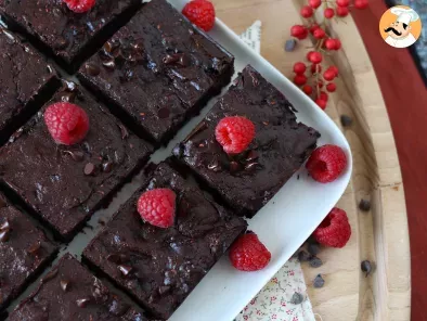 Chocolate raspberry brownies, photo 6