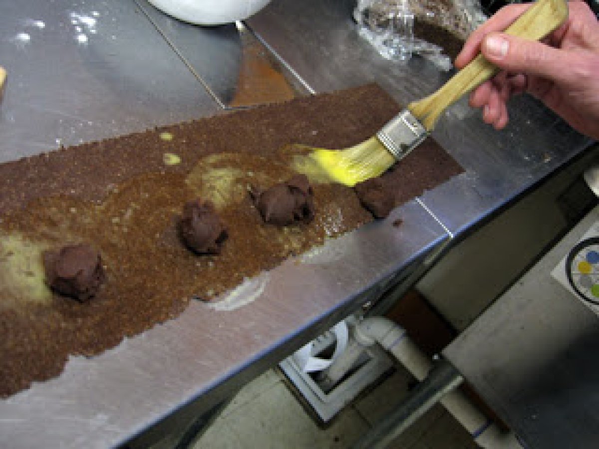 Chocolate Ravioli with White Truffle Ganache & Blood Orange Sauce - photo 5