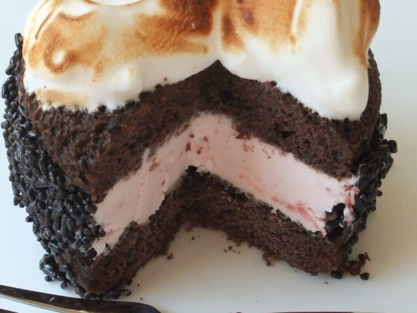 Chocolate Strawberry Baked Alaska