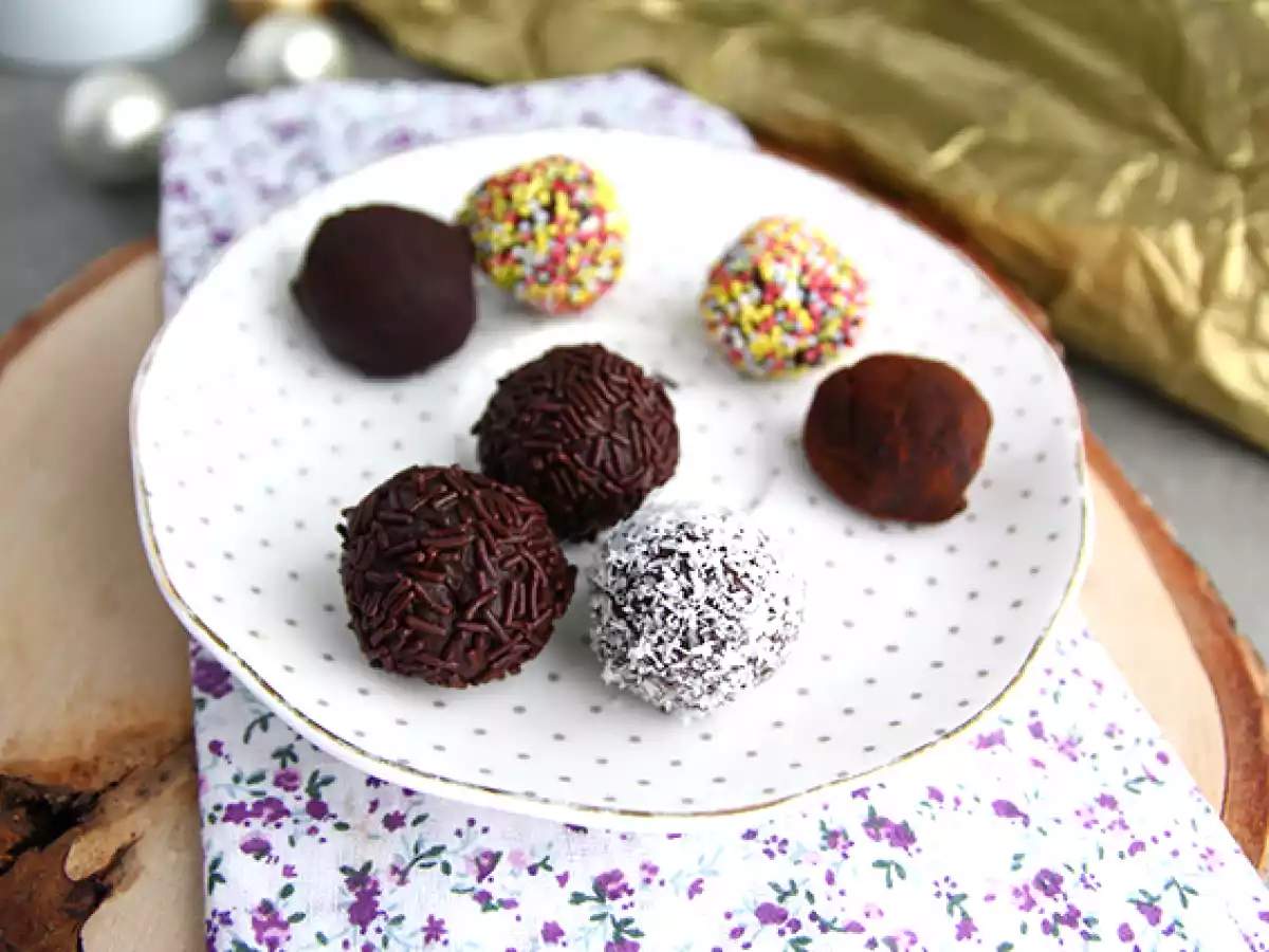 Chocolate truffles coated - photo 4