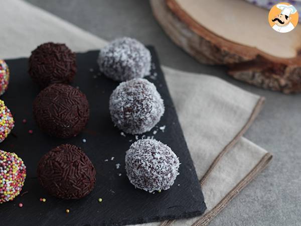 Chocolate truffles coated - photo 2