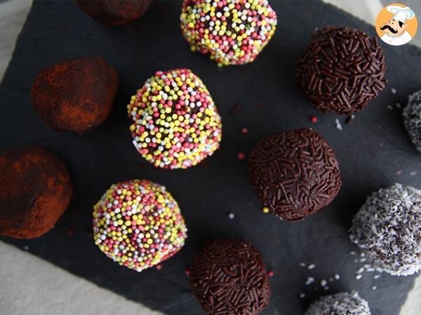 Chocolate truffles coated - photo 3