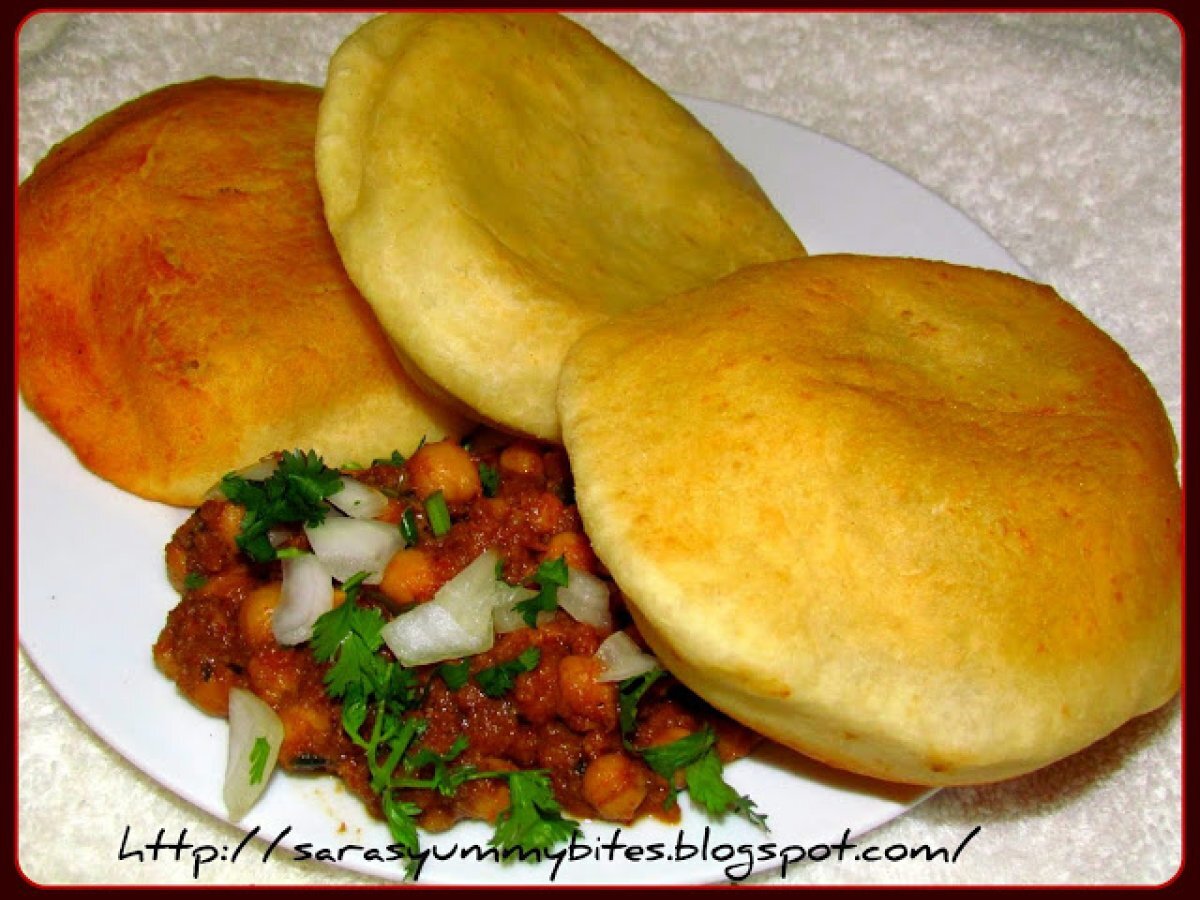 Chole Batura / chola poori & Chana masala