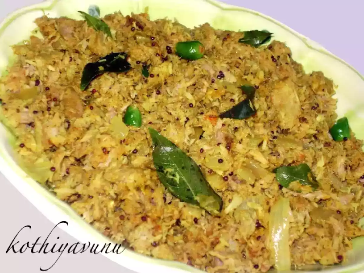 Choora Meen Thoran /Tuna Thoran /Tuna Stir Fried with Grated Coconut