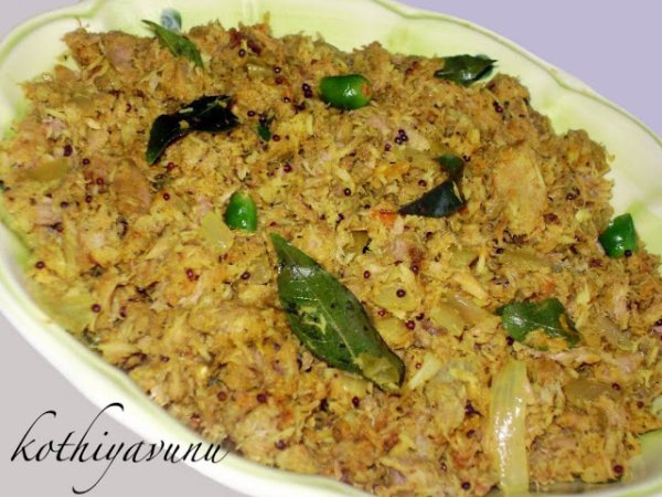 Choora Meen Thoran /Tuna Thoran /Tuna Stir Fried with Grated Coconut