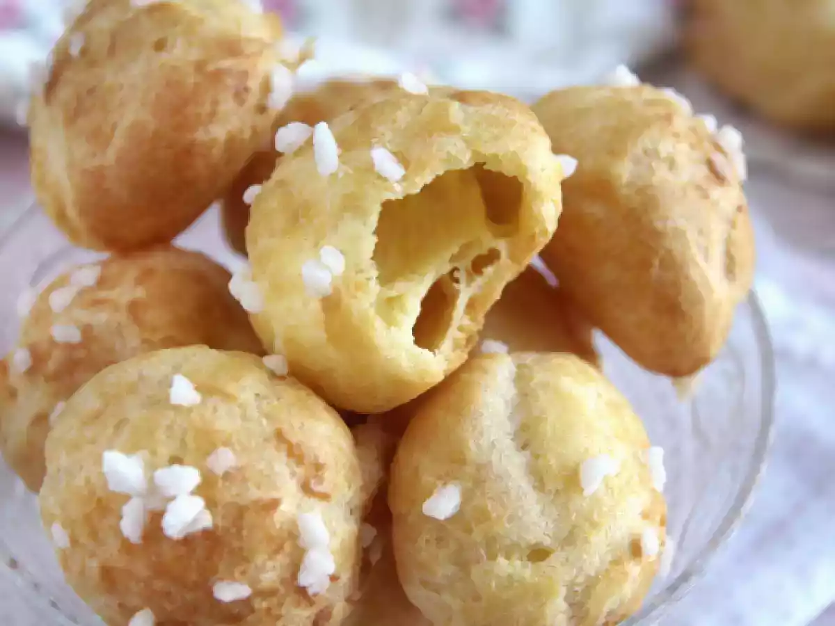 Chouquettes: choux pastry with pearl sugar - photo 6