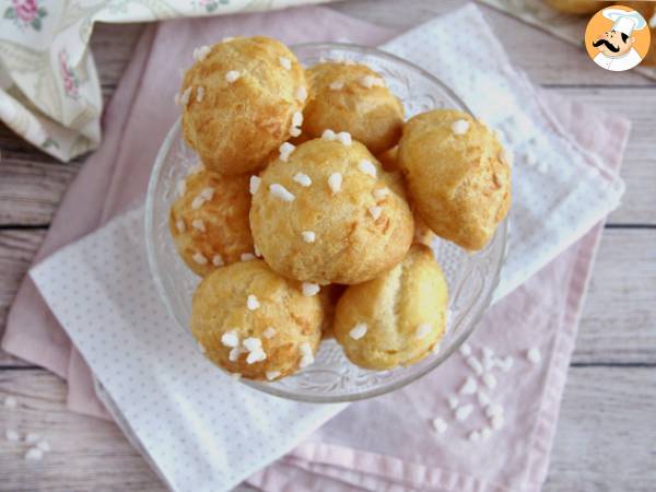 Chouquettes: choux pastry with pearl sugar - photo 5