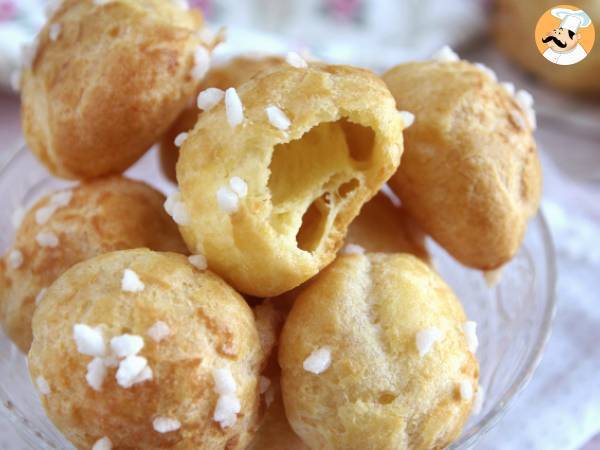 Chouquettes: choux pastry with pearl sugar - photo 6