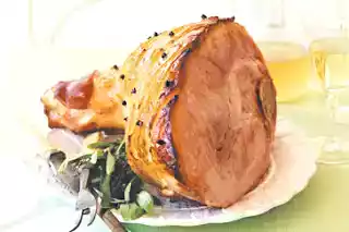 Christmas ham recipe with marmalade glaze