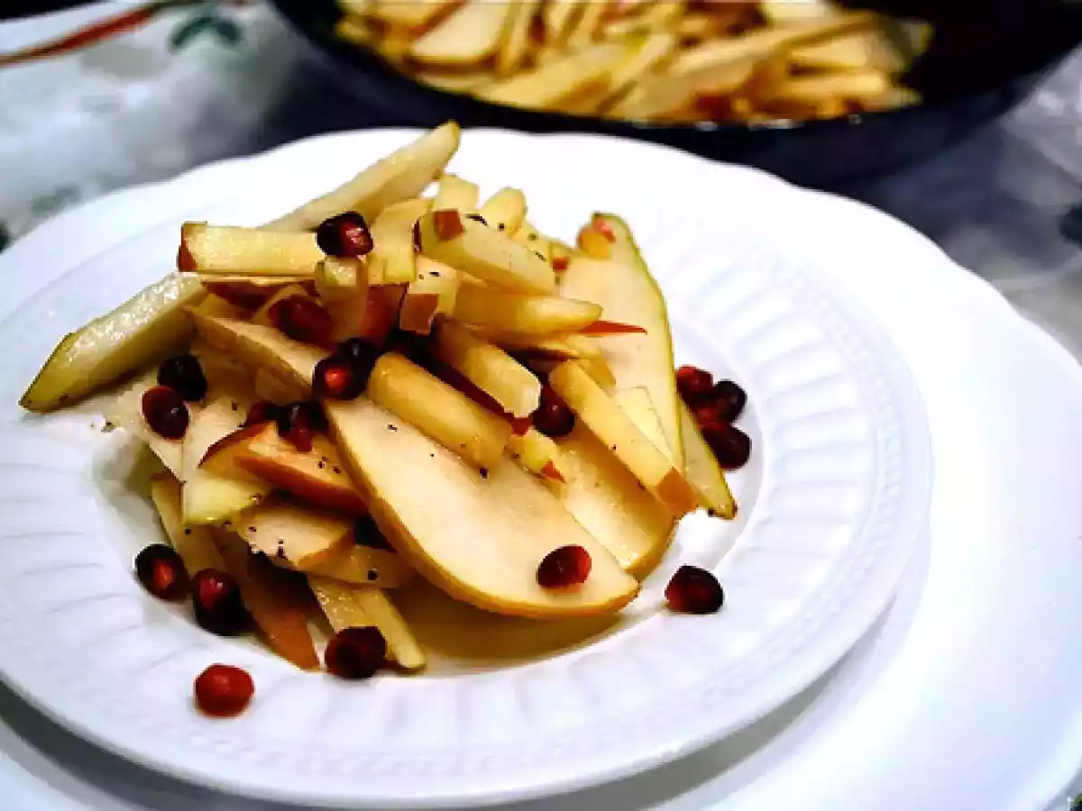 Christmas Salad - Apple, Pear, and Pomegranate - photo 2