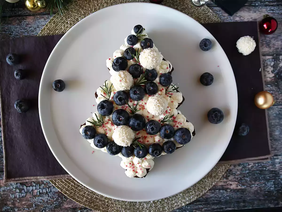 Christmas tree cake: the only recipe that can replace the yule log!