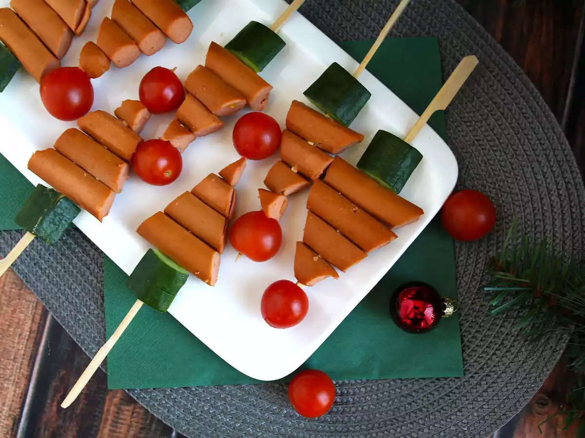 Christmas tree skewers: the extra easy and quick appetizer for christmas! - photo 2