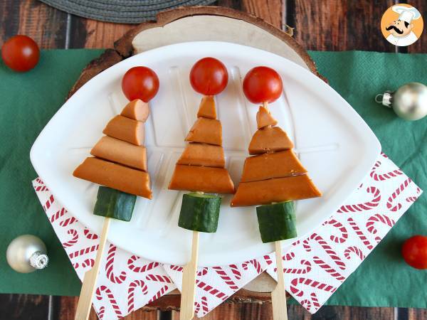 Christmas tree skewers: the extra easy and quick appetizer for christmas!