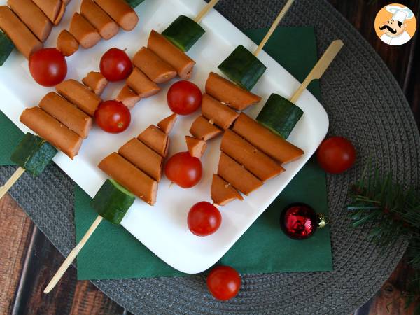 Christmas tree skewers: the extra easy and quick appetizer for christmas! - photo 2