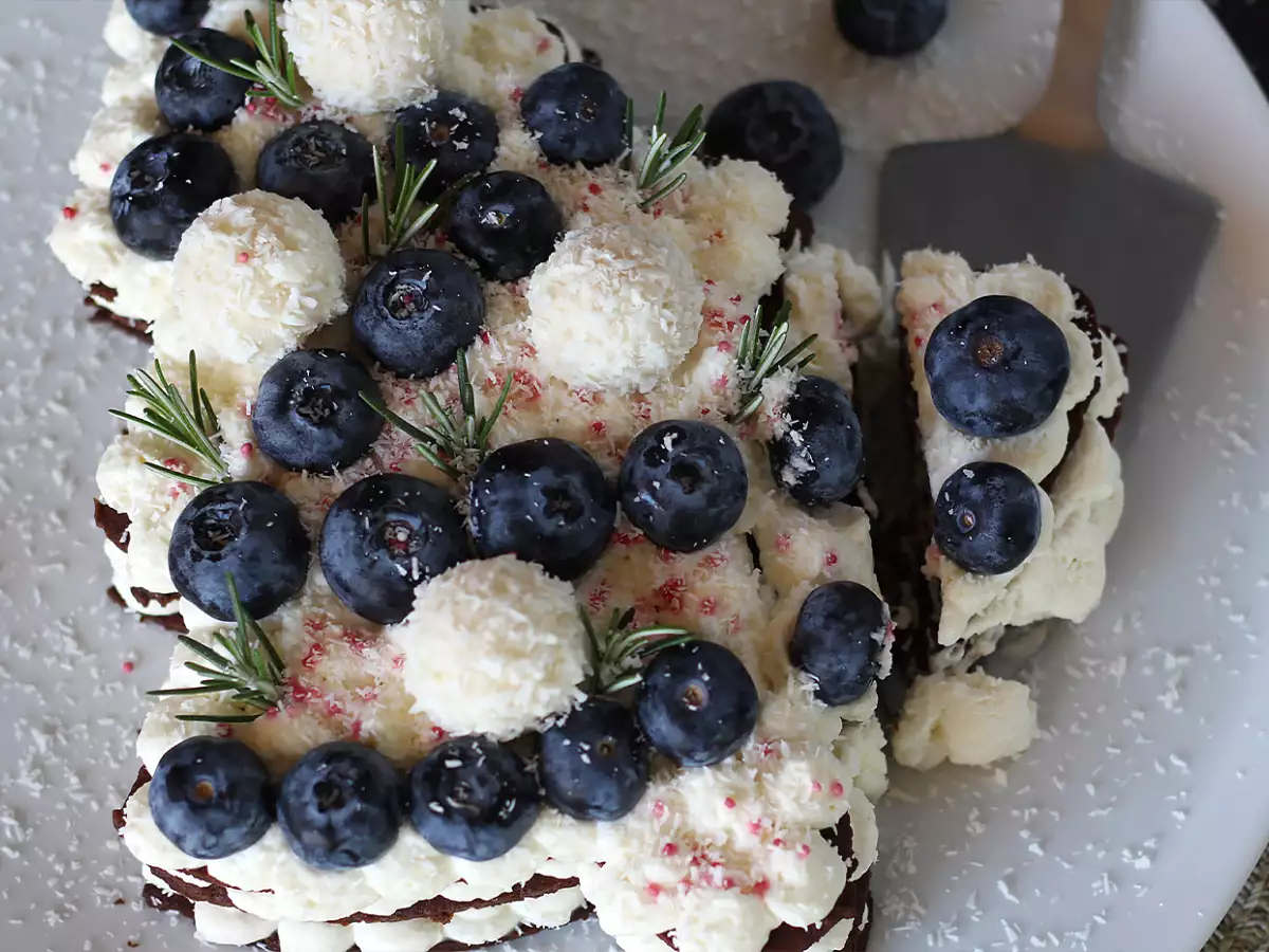 Christmas tree tart for Christmas: the only recipe that can replace the Yule log! - photo 2