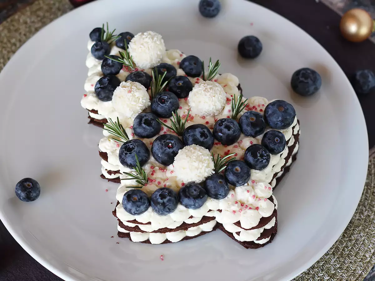 Christmas tree tart for Christmas: the only recipe that can replace the Yule log! - photo 4