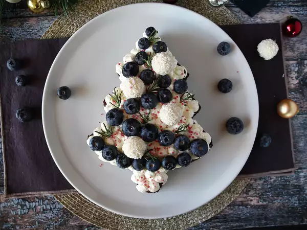 Recipe Christmas tree tart for christmas: the only recipe that can replace the yule log!