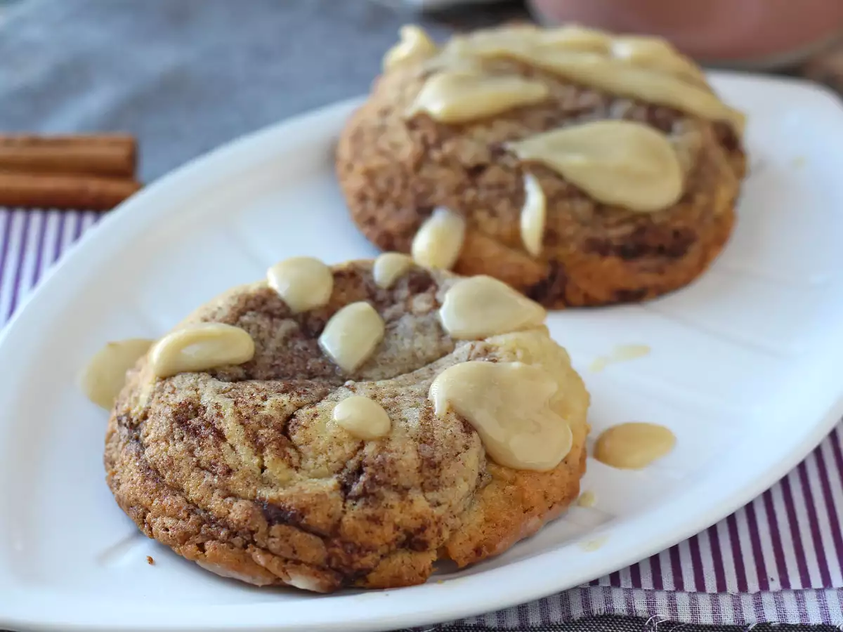 Cinnamon roll-style cookies, melt-in-your-mouth and crunchy with cinnamon flavour - photo 2