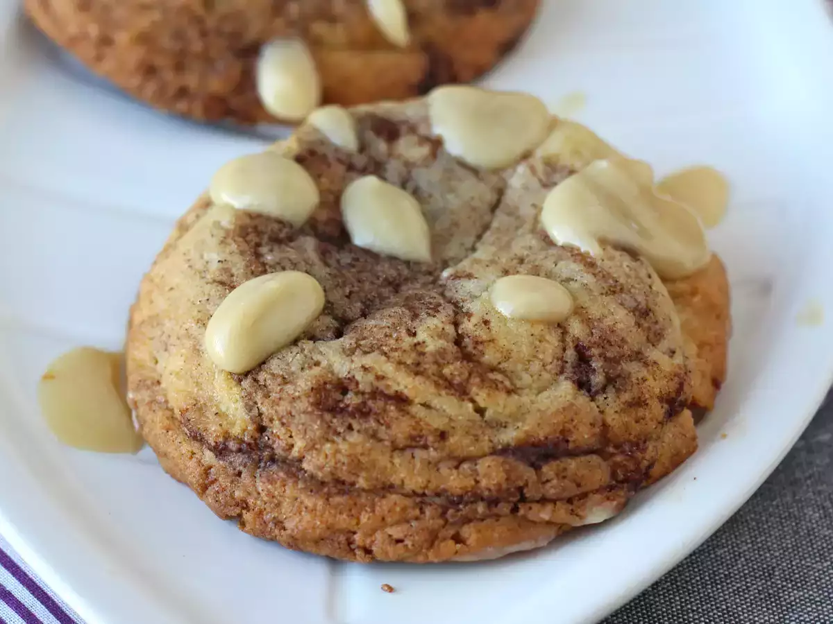 Cinnamon roll-style cookies, melt-in-your-mouth and crunchy with cinnamon flavour - photo 5