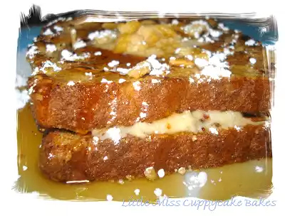 Cinnamon toast crunch french toast recipe with vanilla cream