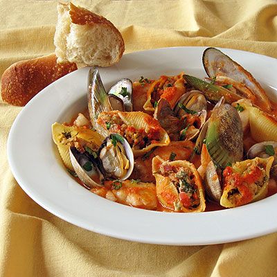 Cioppino & pasta best of both worlds - Recipe Petitchef