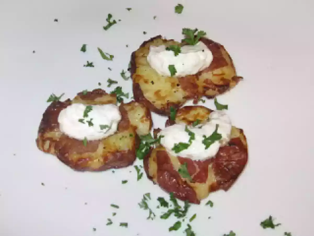 Classic Side Dish - Simple Roasted Mini Smashed Potatoes