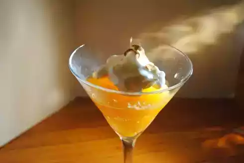 Clementine meringue brulee recipe: a diet dessert crave