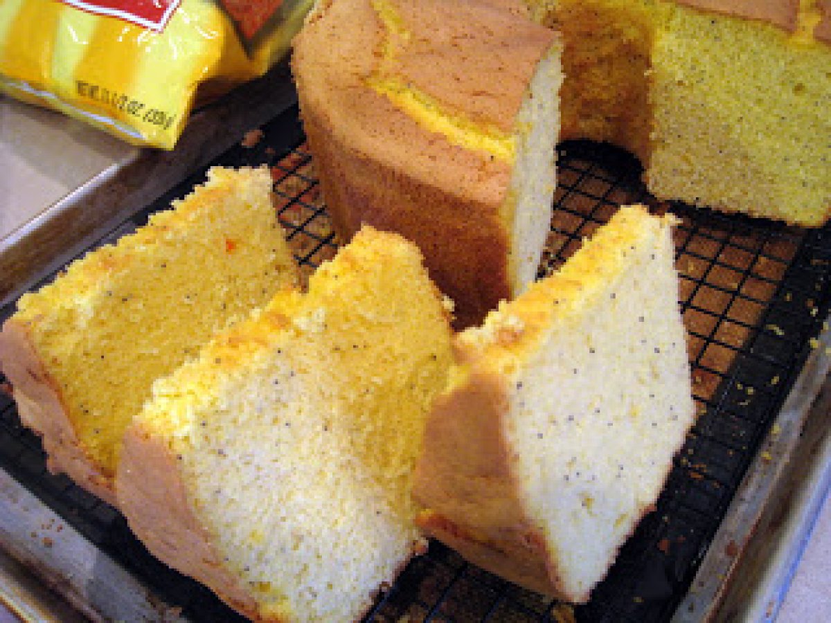 Clementine Poppy Seed Chiffon Cake - photo 3