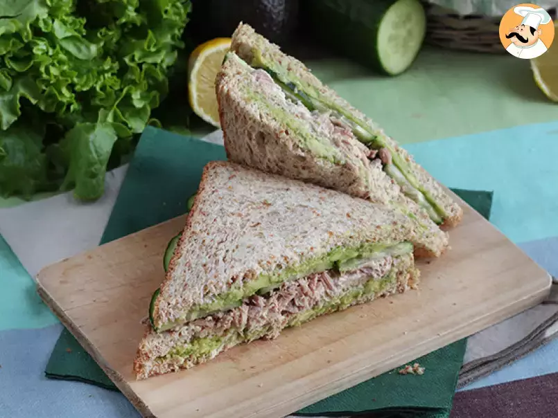 Club sandwich with tuna and avocado - photo 5