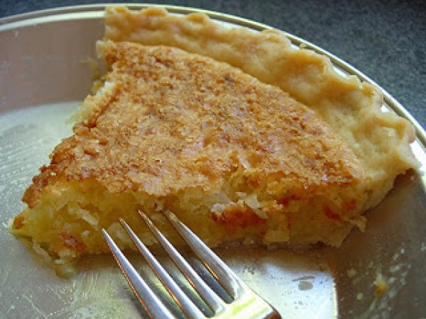 Coconut custard pie - Recipe Petitchef