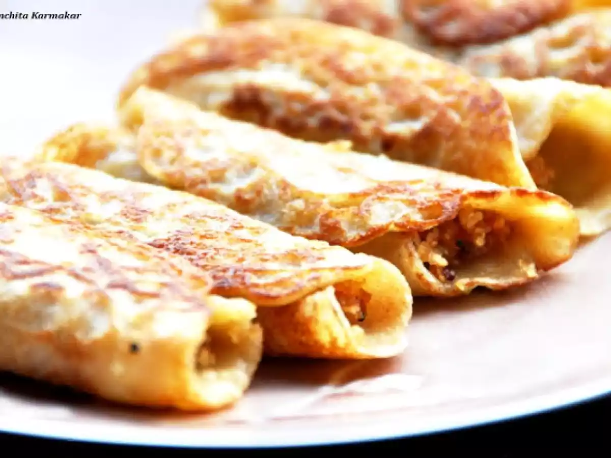 Coconut filled Pancakes