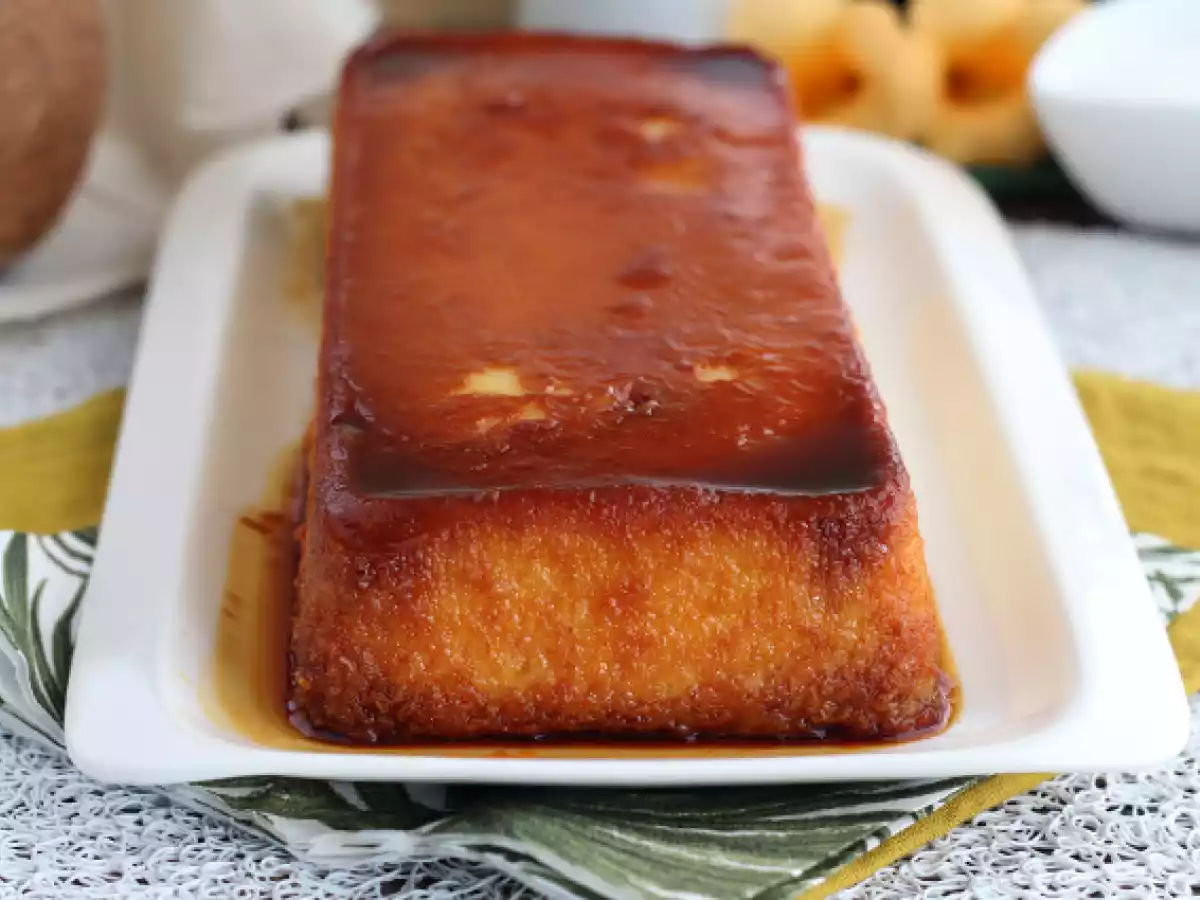 Coconut flan - video recipe ! - photo 2
