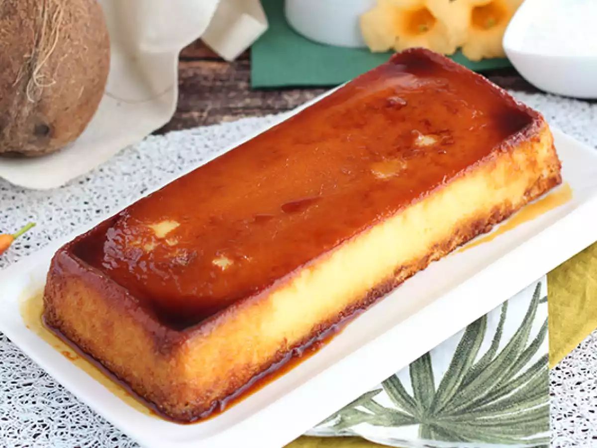 Coconut flan - video recipe ! - photo 3