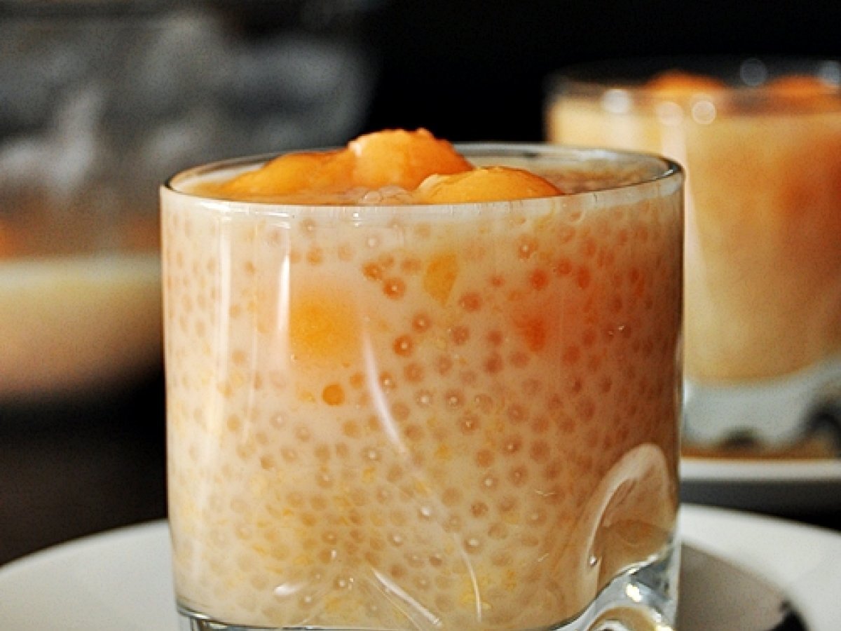 Coconut Milk, Melon with Sago Dessert - photo 2