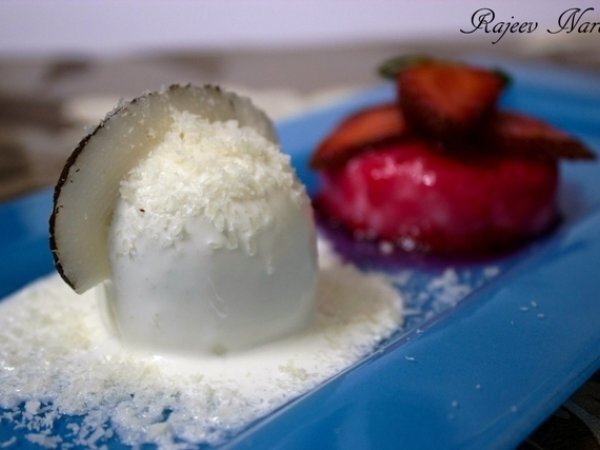 Coconut milk Panna Cotta