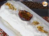 Coconut & passion fruit cake roll, perfect as a Yule log, photo 3