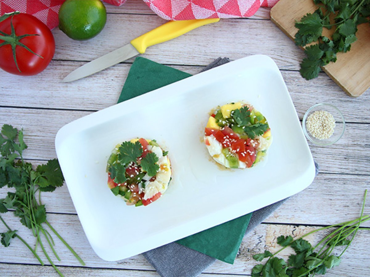 Cod Ceviche with mango - photo 3