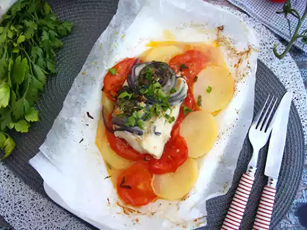 Recipe Cod fish in parchment