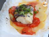 Cod fish in parchment, photo 3