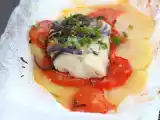 Cod fish in parchment, photo 3