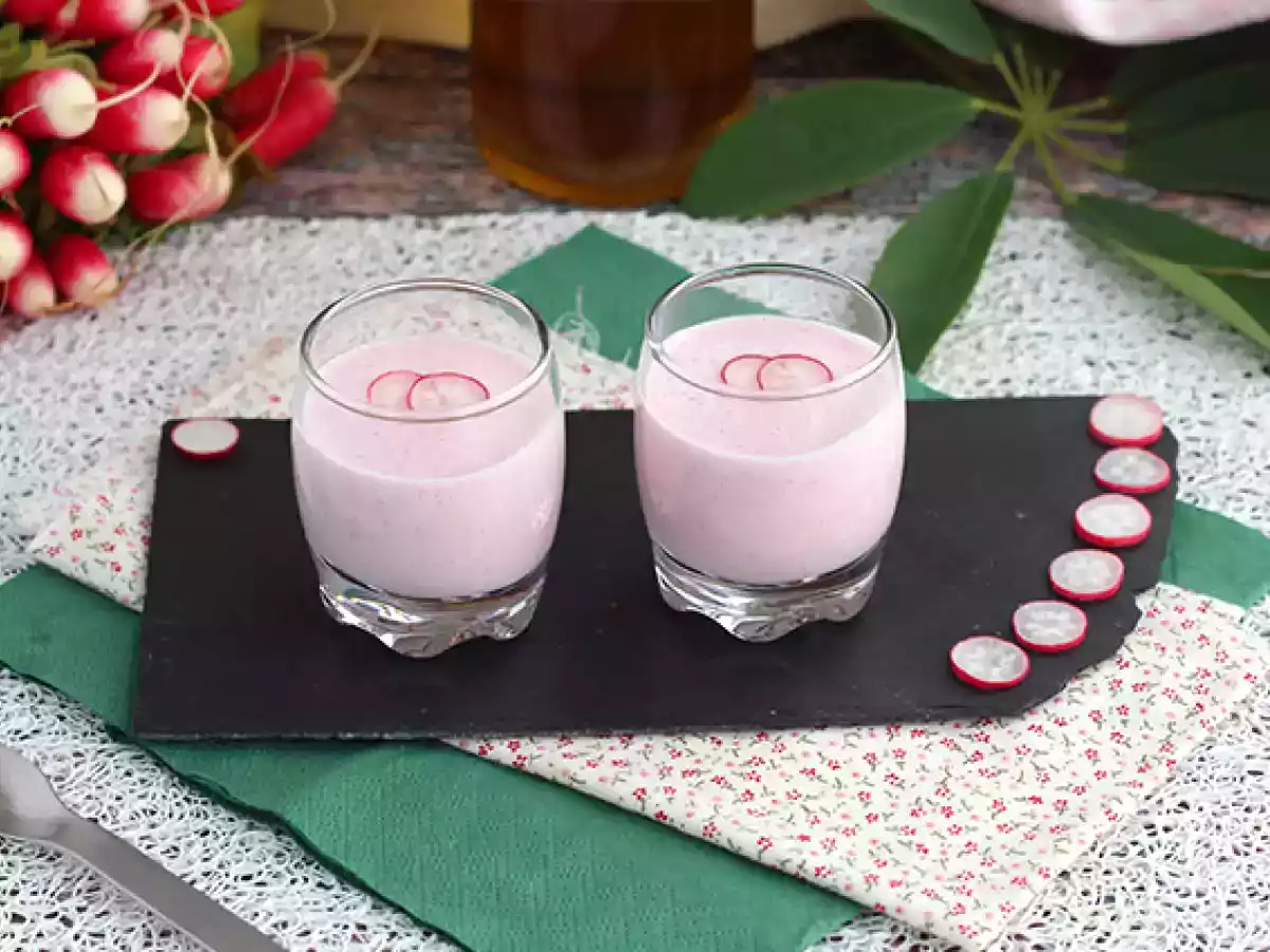 Cold radish soup