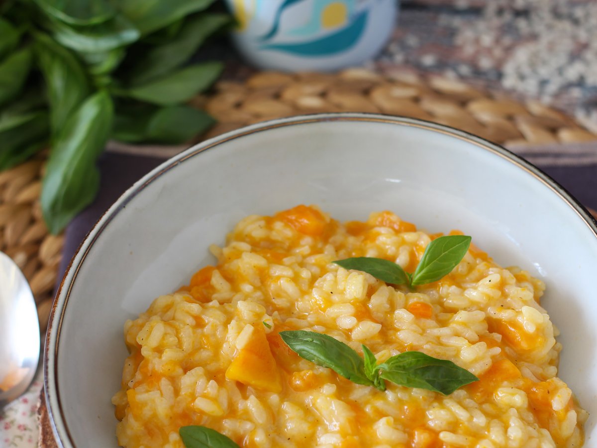 Colorful and delicate Pumpkin risotto - photo 2