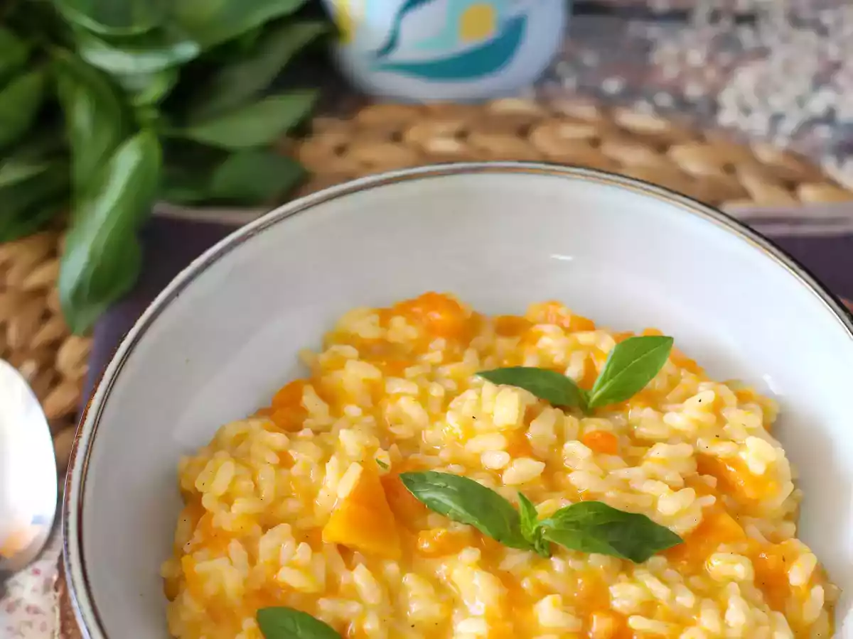 Colorful and delicate pumpkin risotto - photo 2