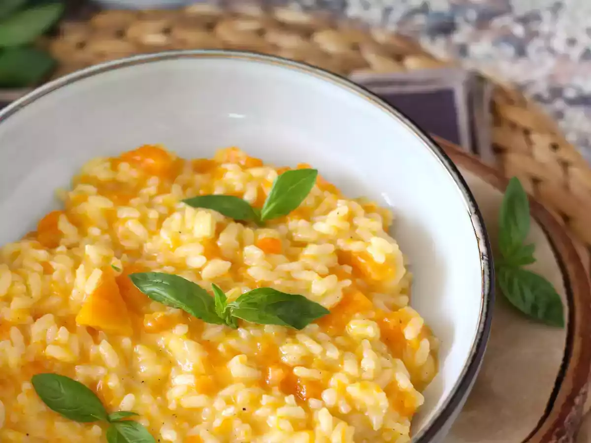 Colorful and delicate pumpkin risotto - photo 3