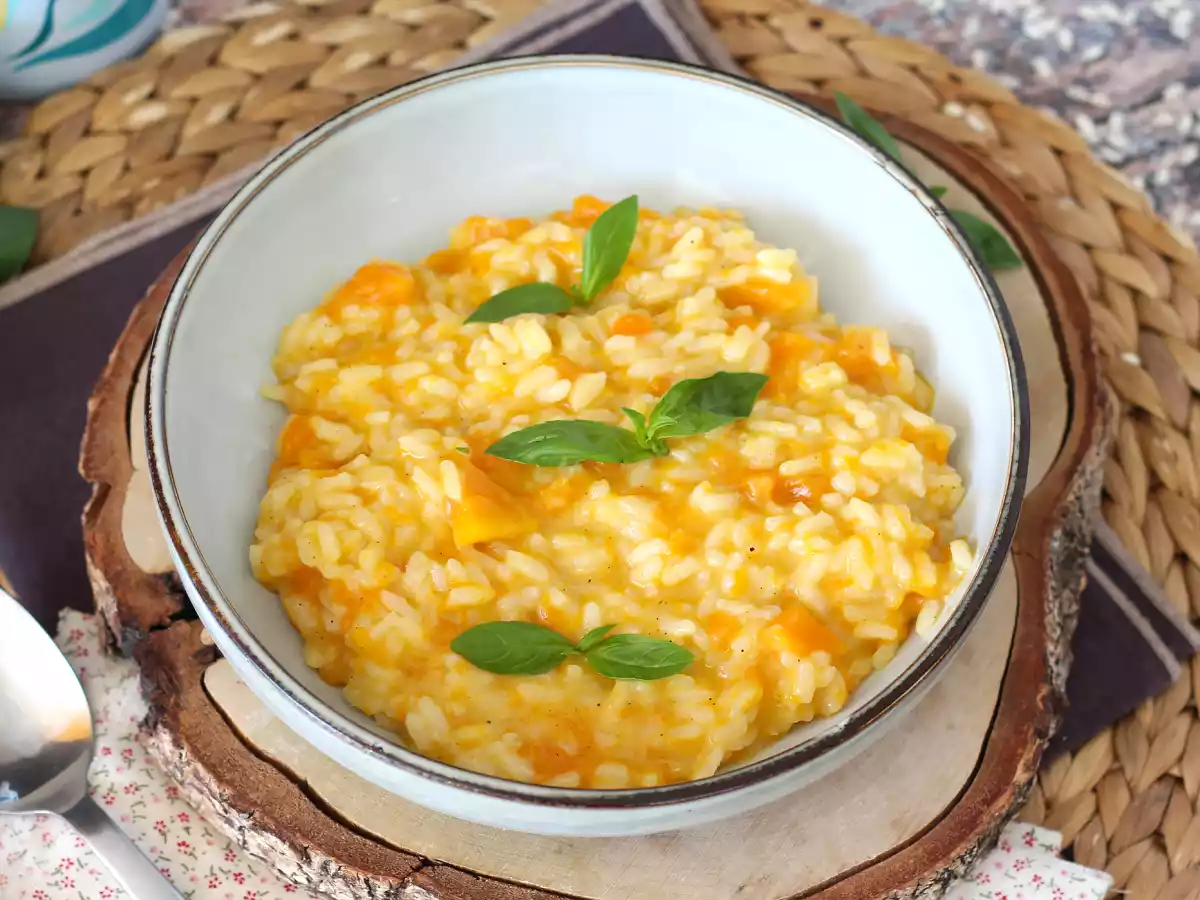 Colorful and delicate pumpkin risotto - photo 4
