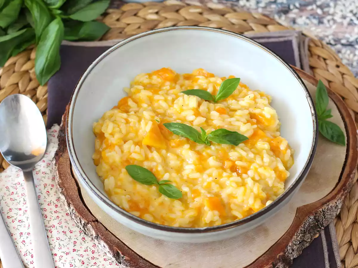 Colorful and delicate pumpkin risotto - photo 5