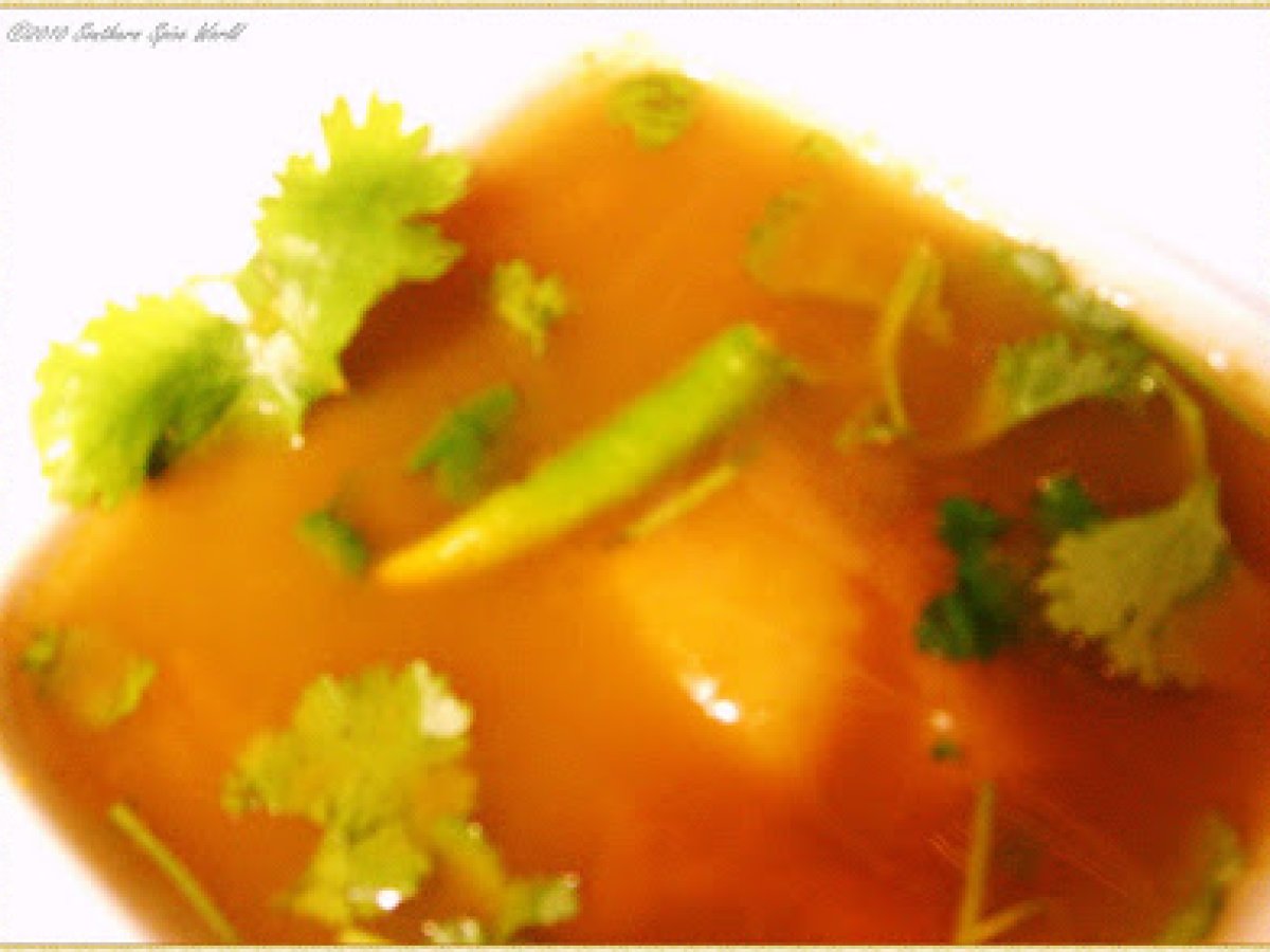 Comfort Food Series: Fruity, Light and Flavorful South Indian Style Soup(Rasam)