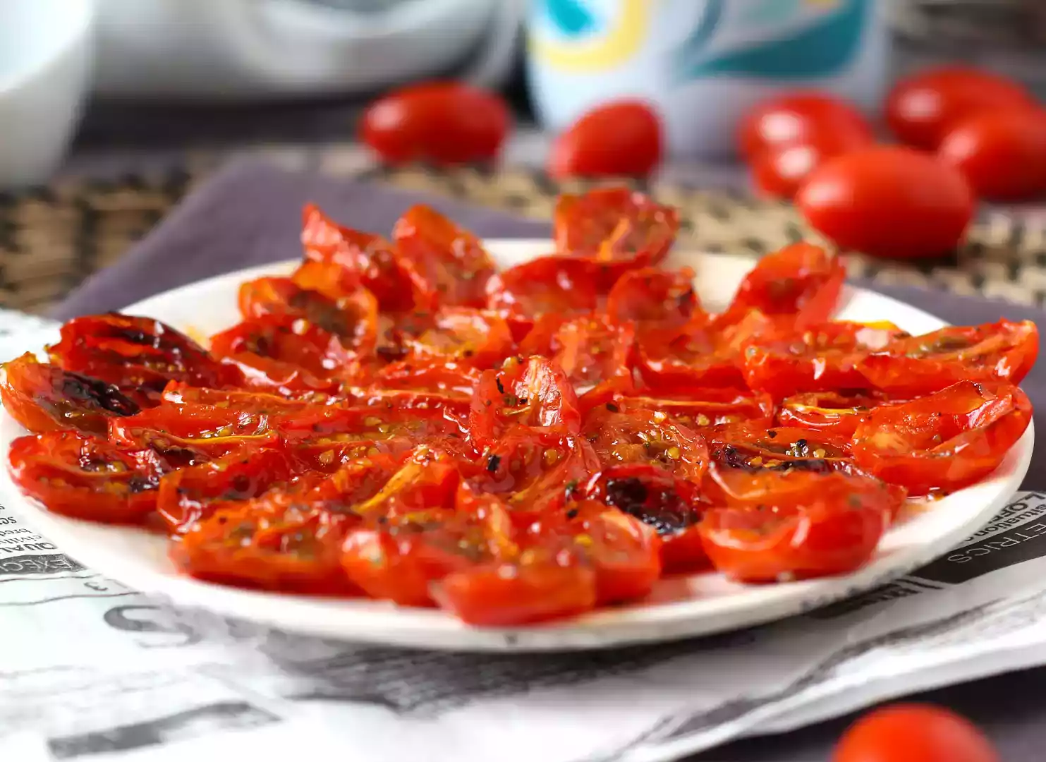 Confit tomatoes airfryer recipe