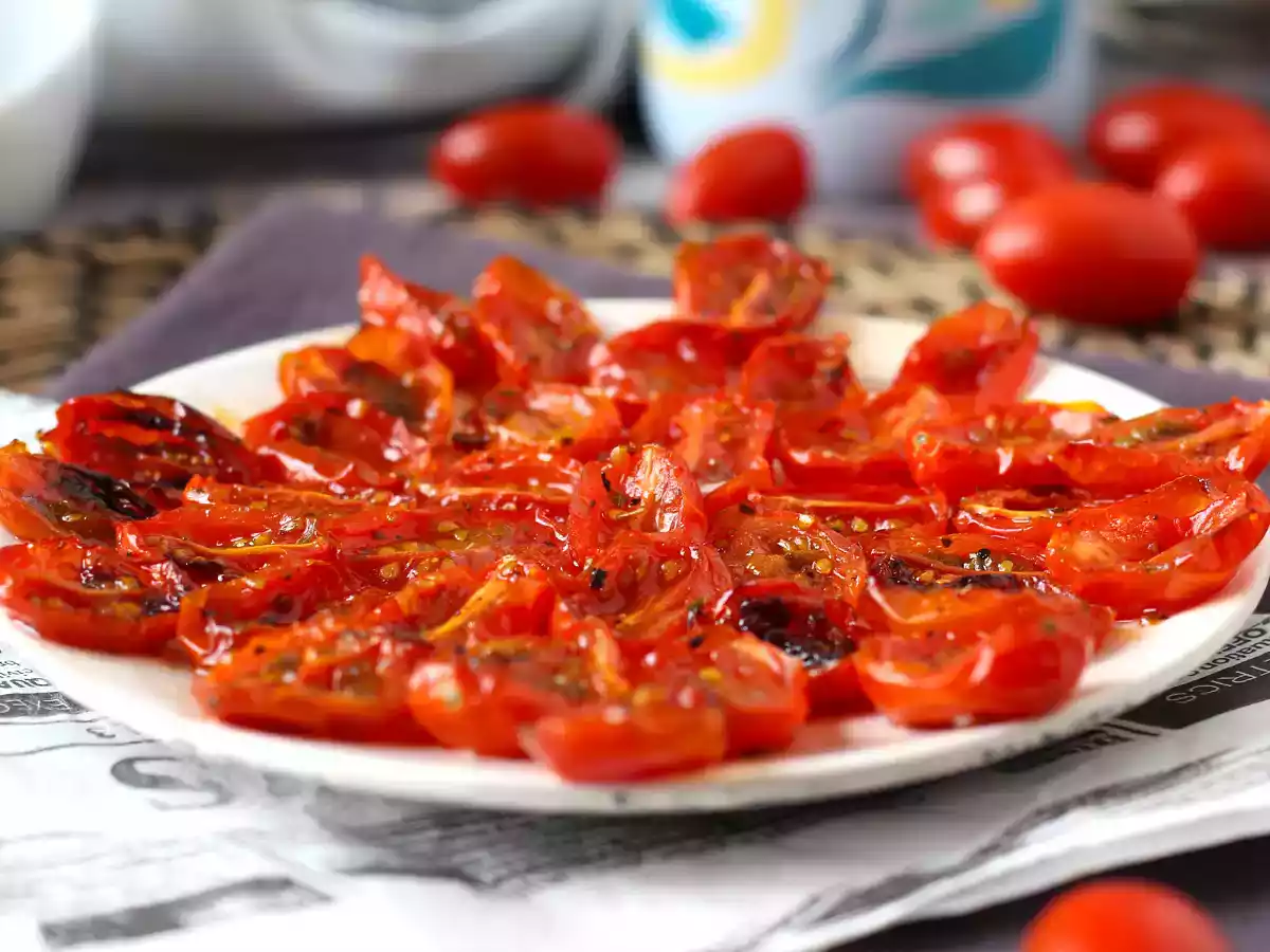 Confit tomatoes in airfryer