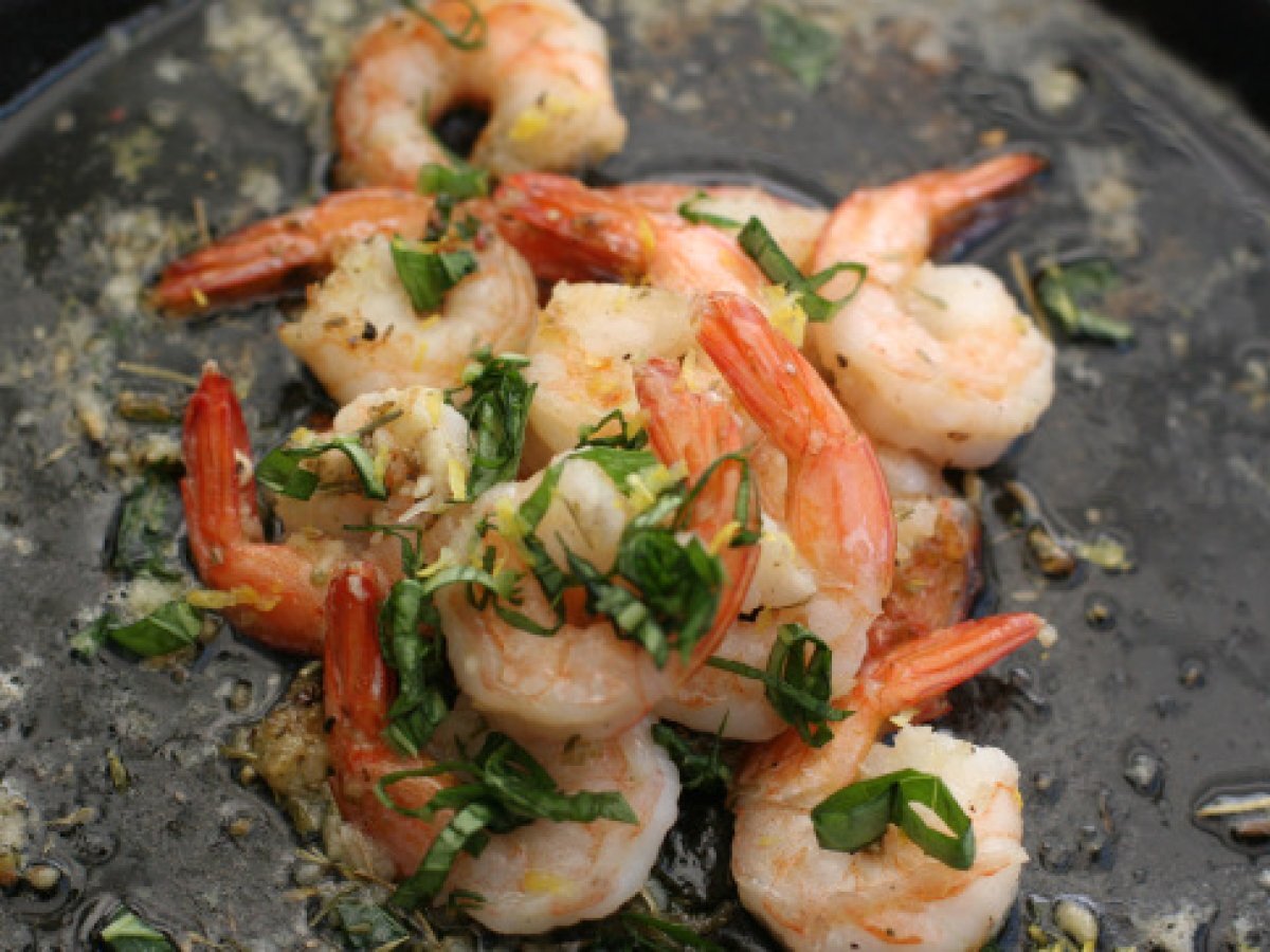 Cooking for One ? Lemon Garlic Prawns - photo 2